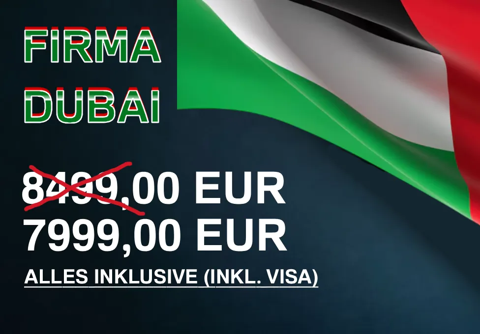 Kosten Firma gründen Dubai inkl. Visum Residence ID
